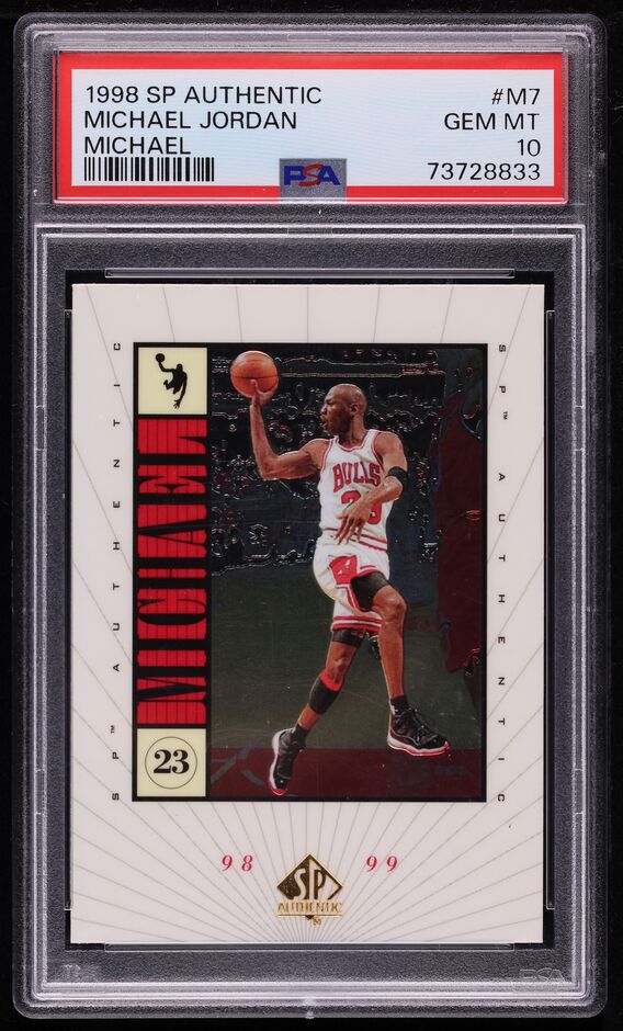2001 SP Authentic Star Signatures Michael Jordan AUTO DNA 10 /75