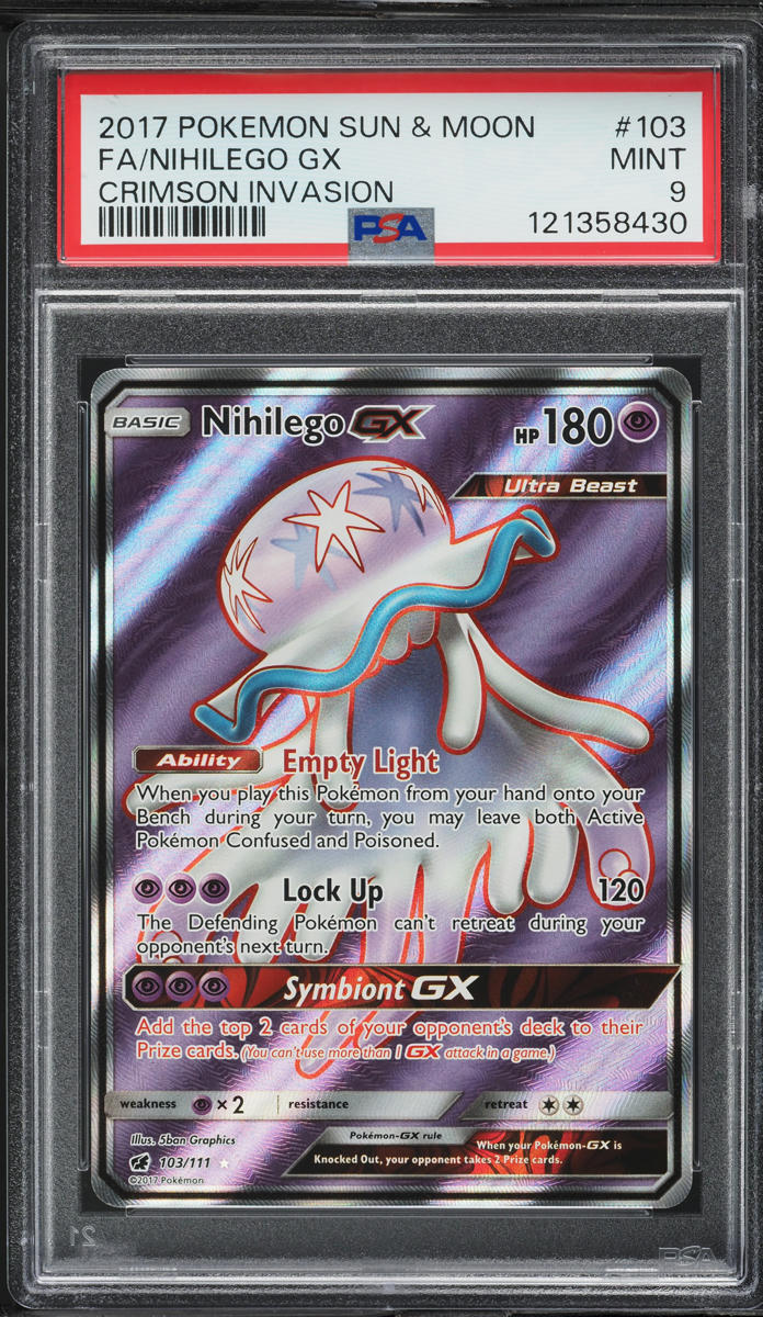 Nihilego GX (114/111) [Sun & Moon: Crimson Invasion]