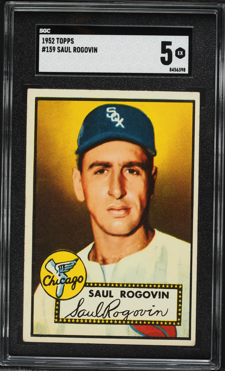 1952 Topps Saul Rogovin #159 JSA SGC 5 EX