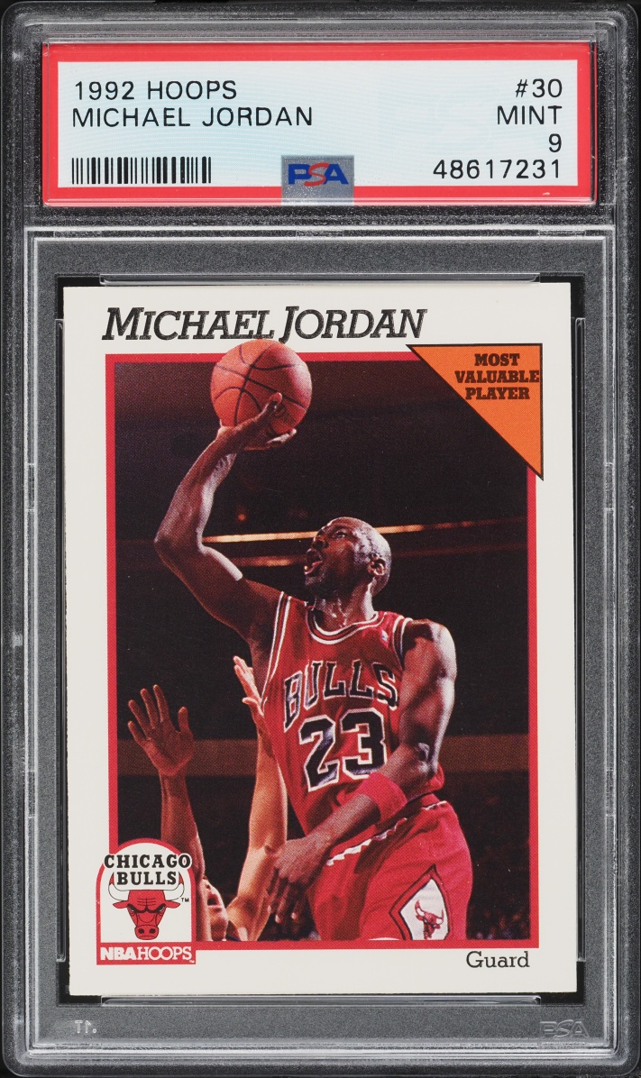 1992 Hoops Michael Jordan #30 PSA 9 MINT
