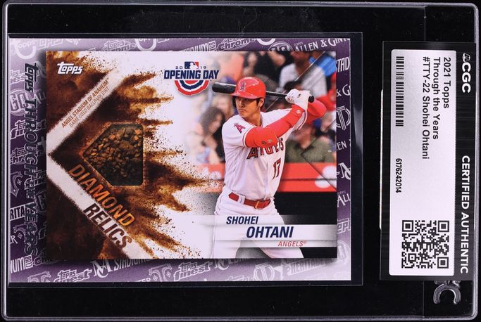 2021 Topps Through The Years Shohei Ohtani #TTY-22 CGC AUTH