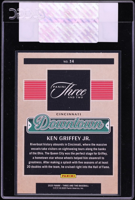2025 Panini Three And Two Downtown Ken Griffey Jr. #14 CGC AUTH