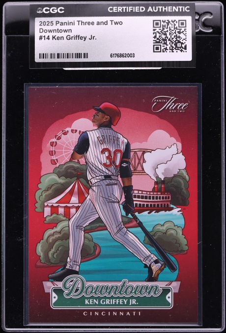 2025 Panini Three And Two Downtown Ken Griffey Jr. #14 CGC AUTH