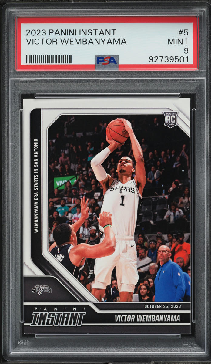 2023 Panini Instant Victor Wembanyama ROOKIE #5 PSA 9 MINT
