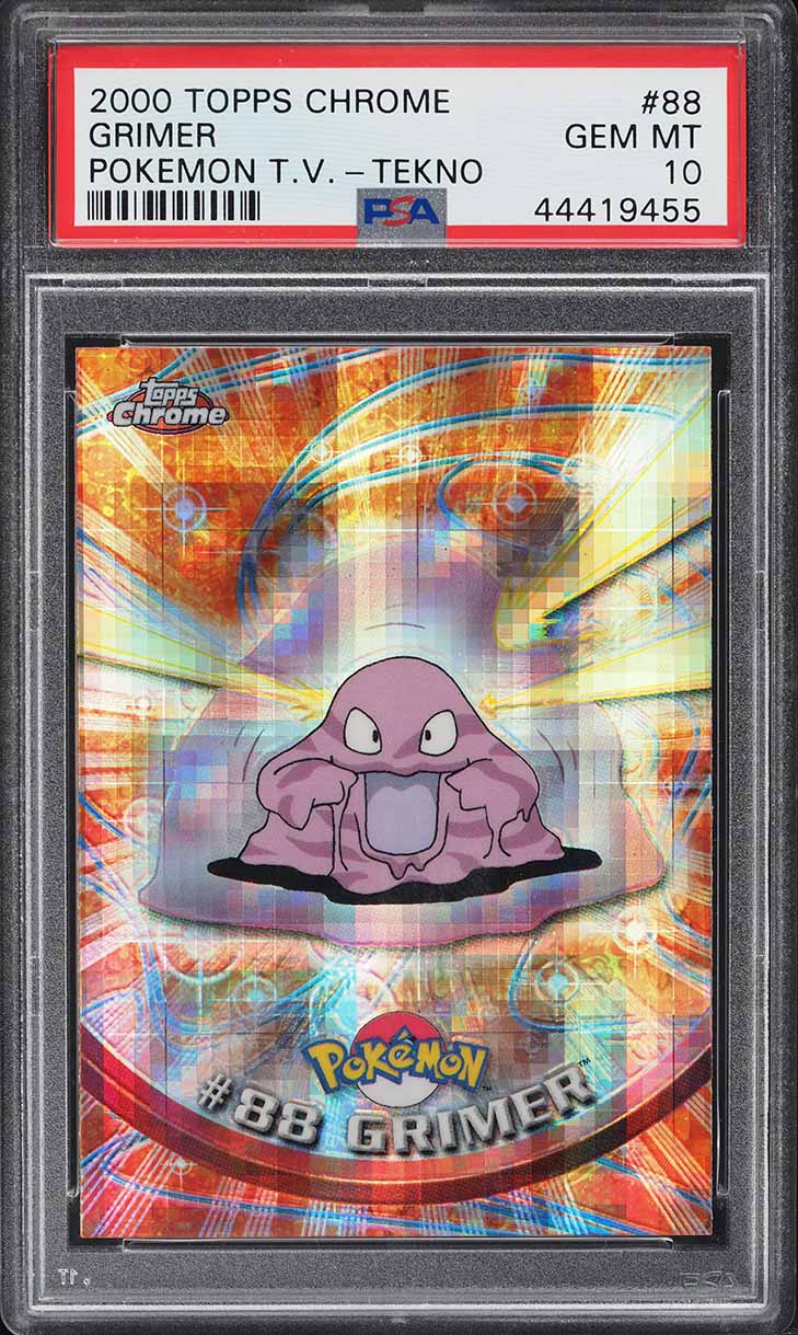 2000 Topps Chrome Pokemon Series 2 Tekno Grimer #88 PSA 10 GEM MINT