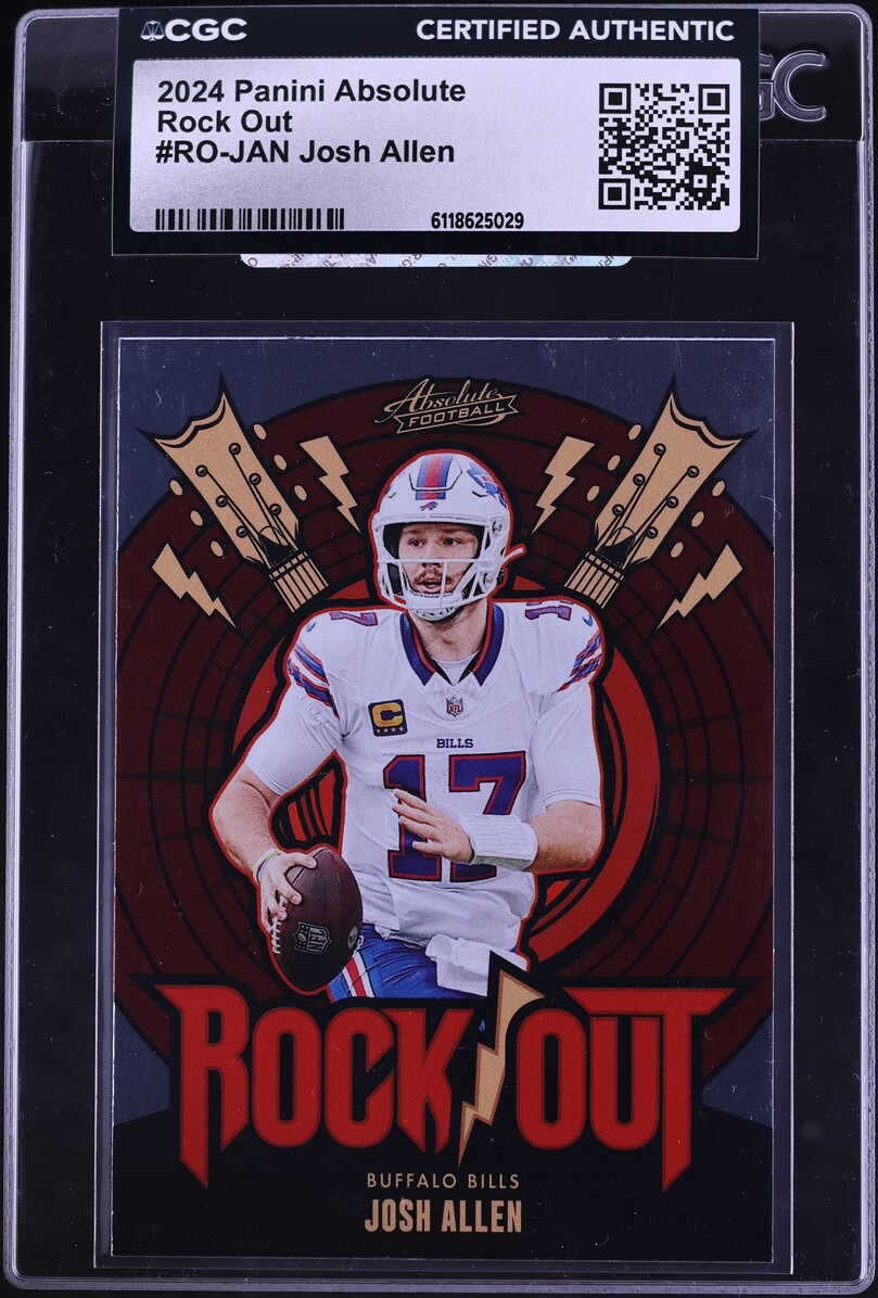2024 Absolute Rock Out Josh Allen #RO-JAN CGC AUTH