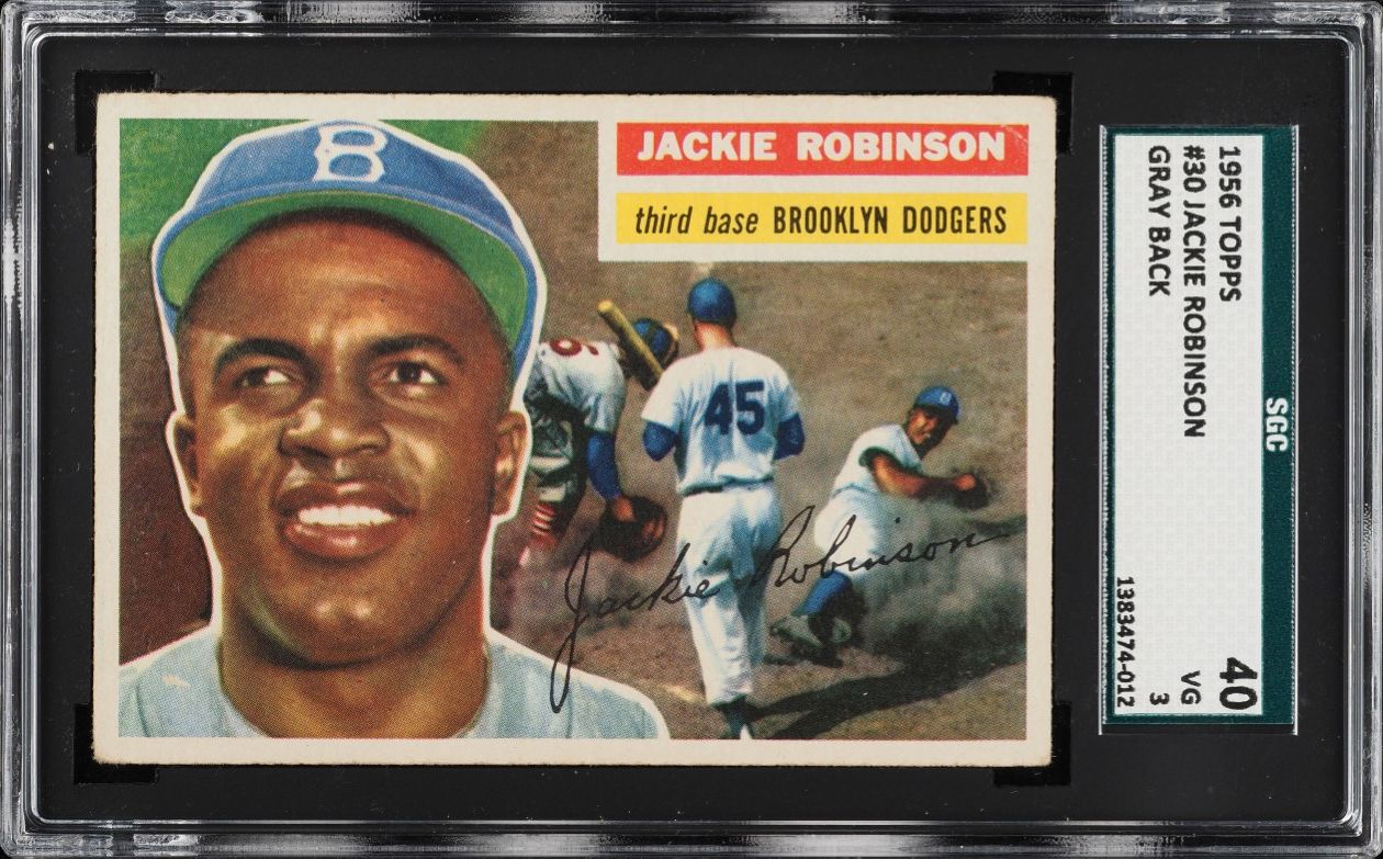 1956 Topps Jackie Robinson #30 SGC 3 VG (PWCC-A)