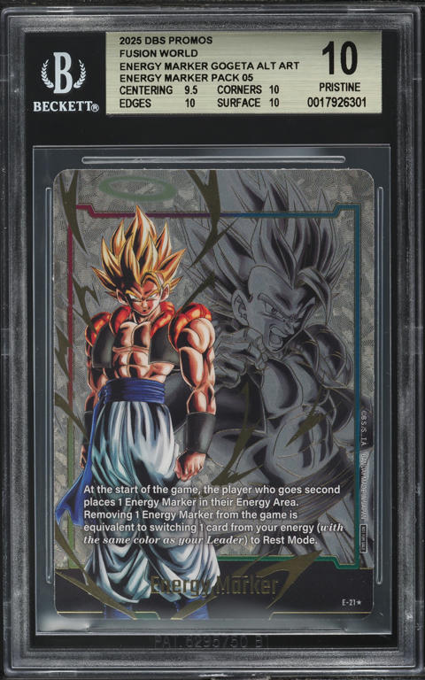 2025 Dragon Ball Super Fusion World Booster 01 Energy Marker