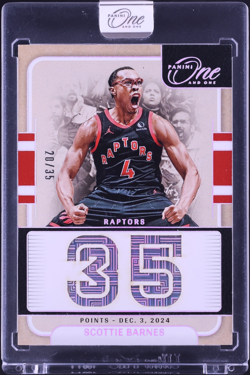 2024 Panini One And One Stats Scottie Barnes /35 #24