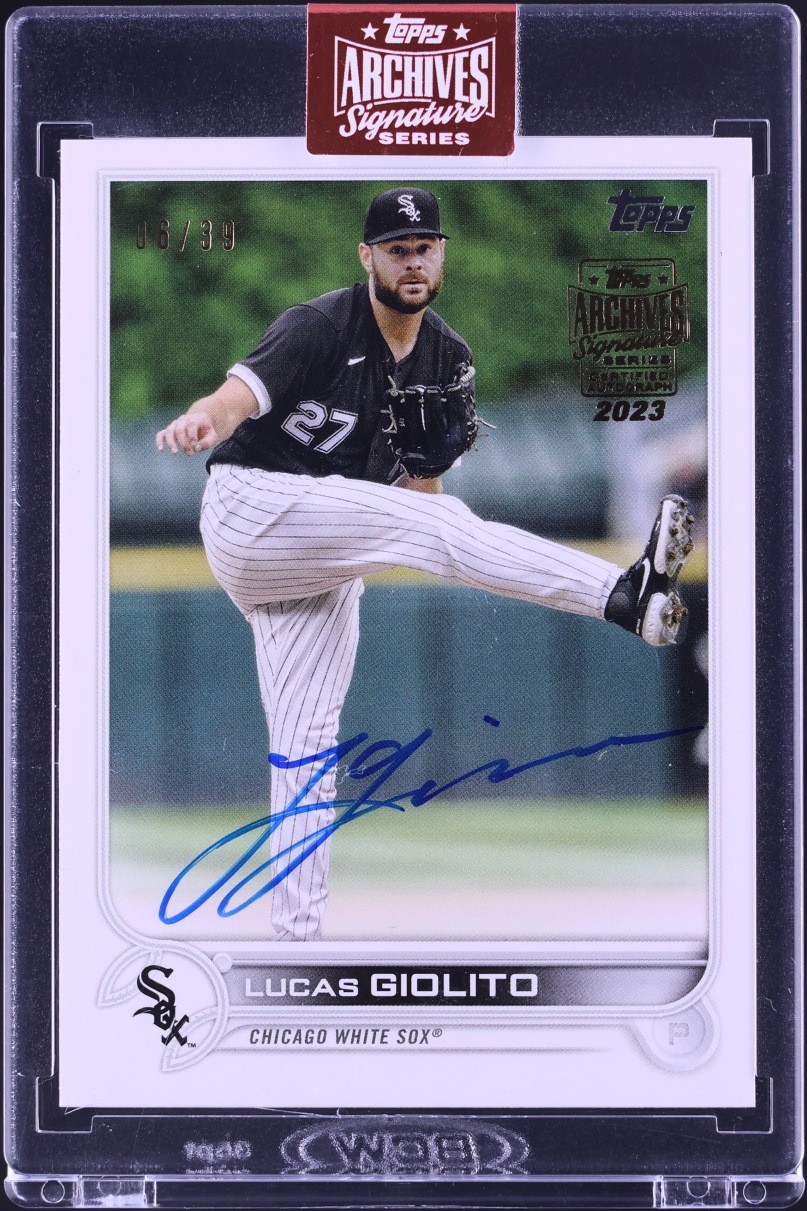 2023 Topps Archives Signature Series '22 Lucas Giolito AUTO /39 #291