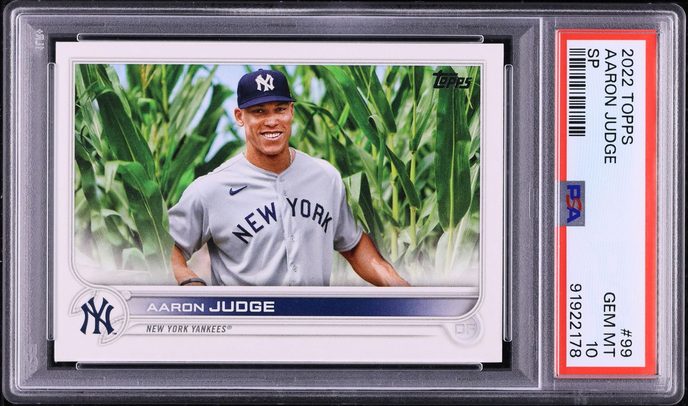 2022 Topps Variation Aaron Judge SP #99 PSA 10 GEM MINT