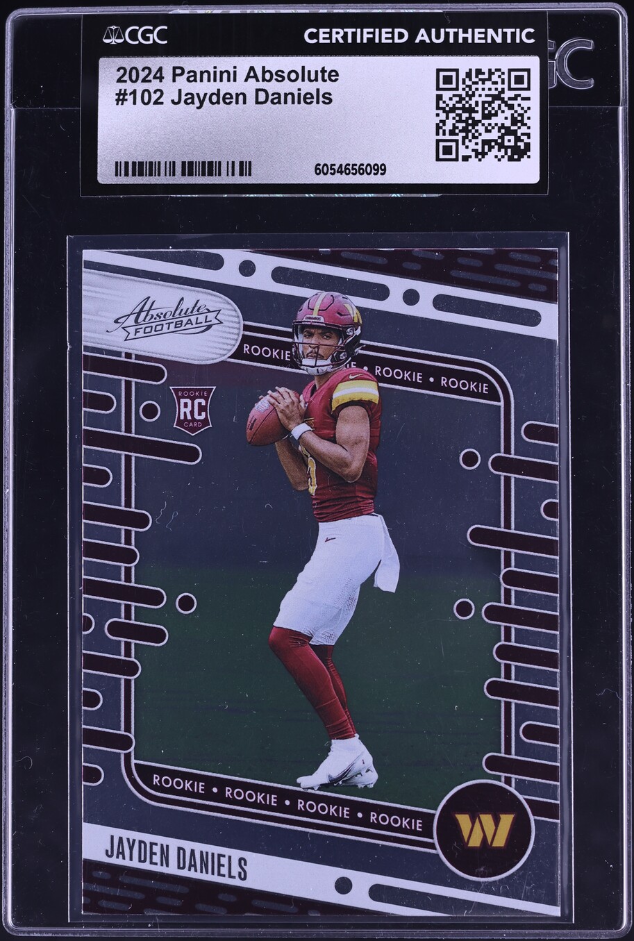 2024 Absolute Football Jayden Daniels ROOKIE #102 CGC AUTH