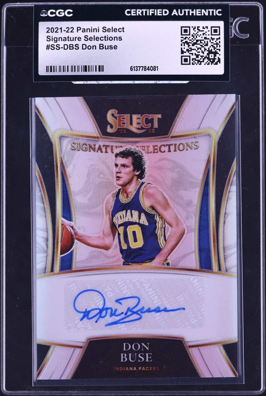 2021 Select Signature Selections Don Buse AUTO #SS-DBS CGC AUTH
