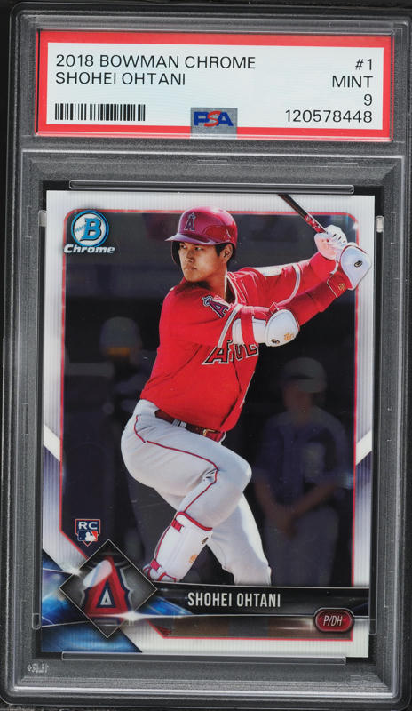 2018 Bowman Shohei Ohtani ROOKIE #49 CGC AUTH on Fanatics Collect