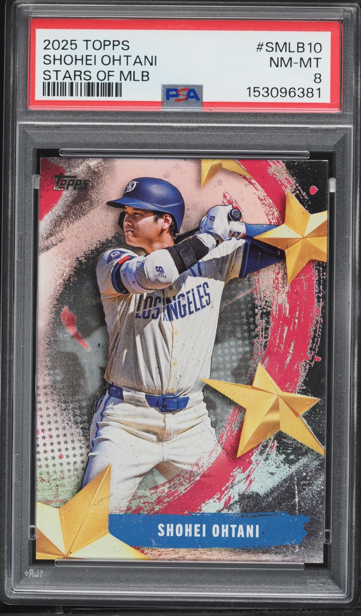 2025 Topps Stars Of MLB Shohei Ohtani #SMLB-10 PSA 8 NM-MT