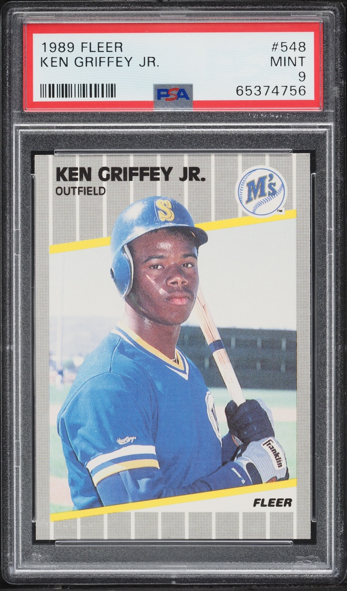 1989 Fleer Ken Griffey Jr. ROOKIE #548 PSA 9 MINT