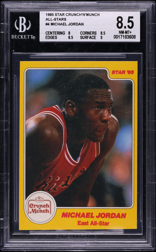 1985 Star All-Rookie Team Hakeem Olajuwon ROOKIE #1 BGS 8.5