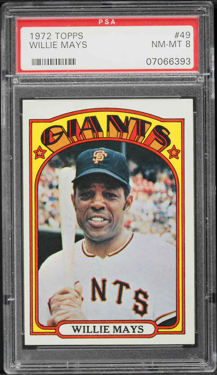 1972 Topps Willie Mays #49 PSA 8 NM-MT