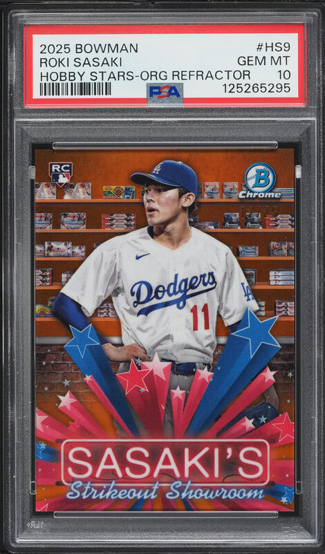 2020 BBM Edition Arm Up Roki Sasaki ROOKIE #33 PSA 10 GEM MINT on
