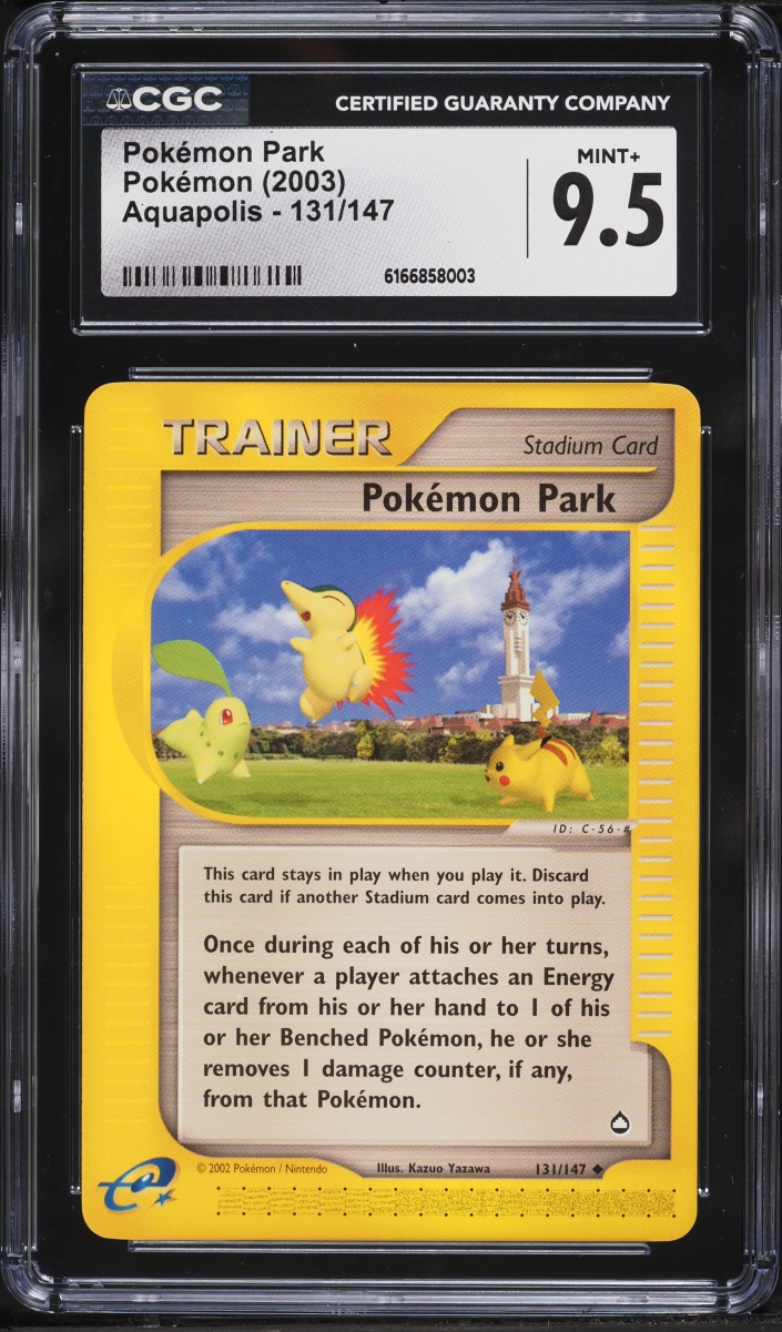 2003 Pokemon Aquapolis Pokemon Park #131 CGC 9.5 MINT+