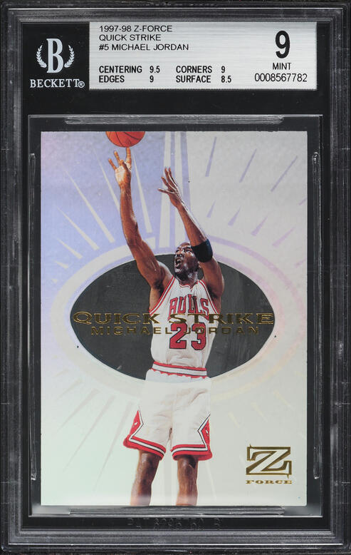 1997 Skybox Premium Golden Touch Die-Cut Michael Jordan #GT1 BGS