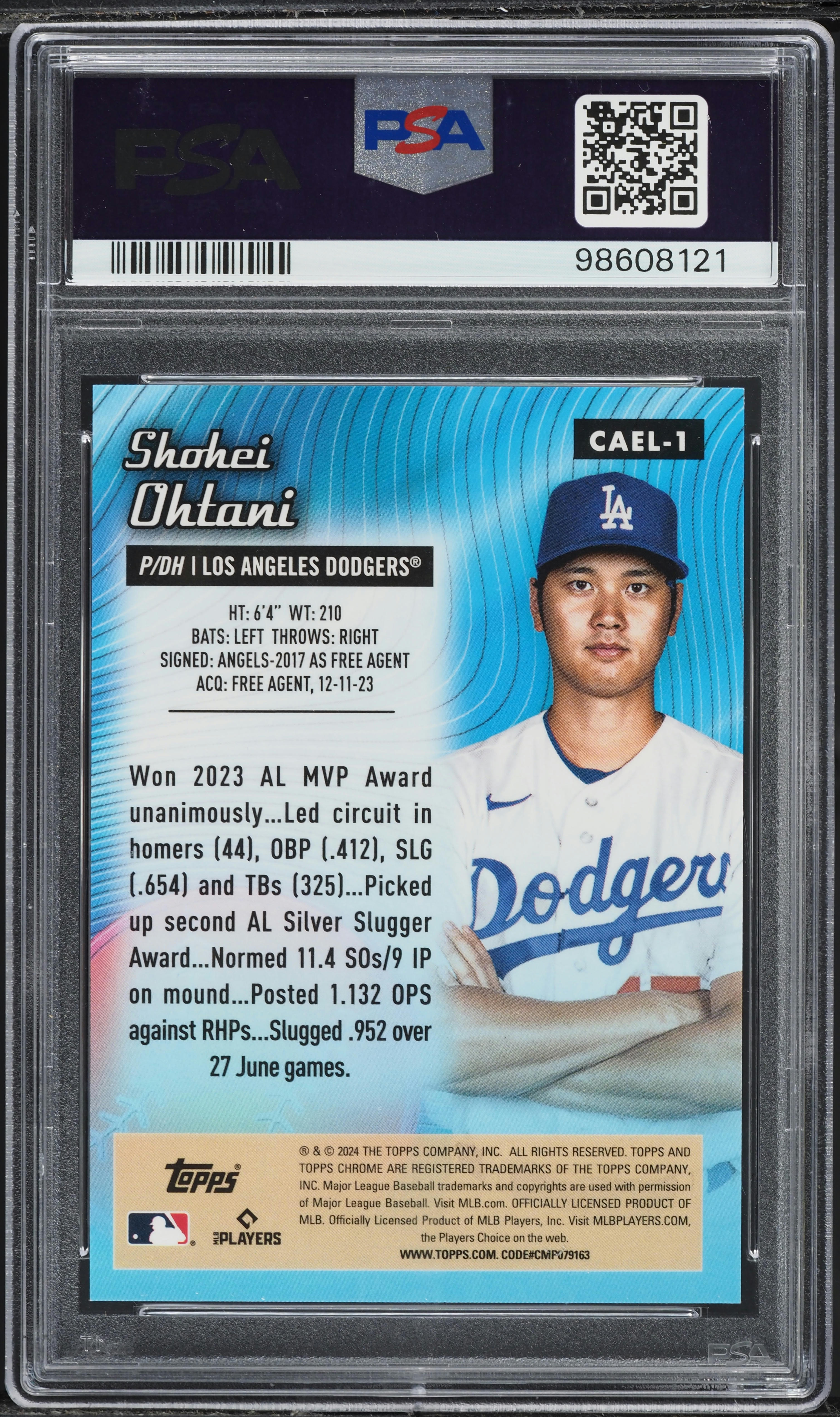 2024 Topps Chrome L/E All Etch Orange Refractor Shohei