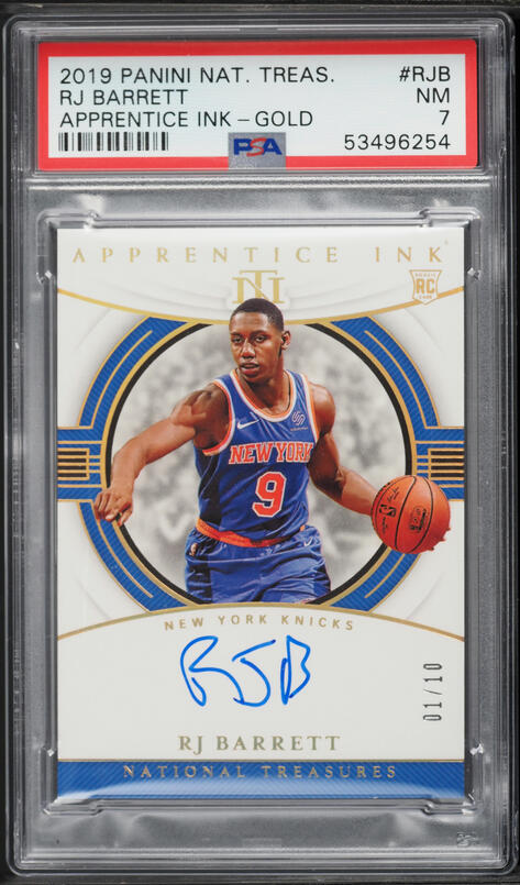 2019-20 Hoops Premium Stock Prizms Red Flash #201 RJ Barrett on