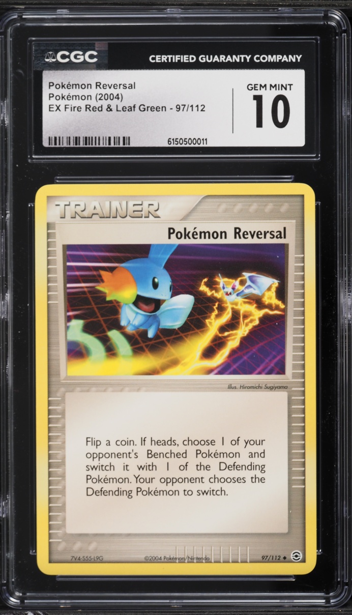 2004 Pokemon Ex Fire Red & Leaf Green Pokemon Reversal #97 CGC 10 GEM MINT