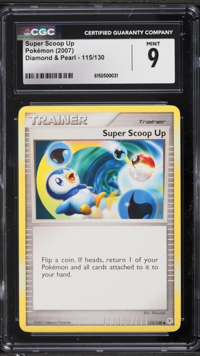 2007 Pokemon Diamond & Pearl Super Scoop Up #115 CGC 9 MINT