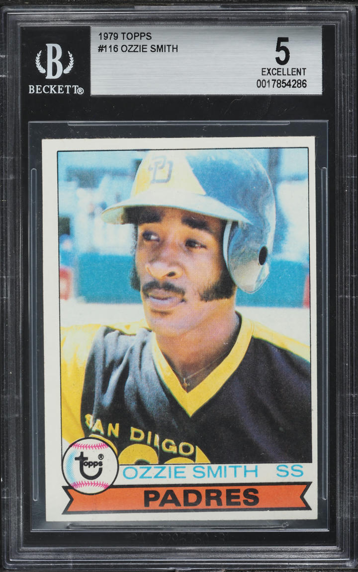1979 Topps Ozzie Smith ROOKIE #116 BGS 5 EX