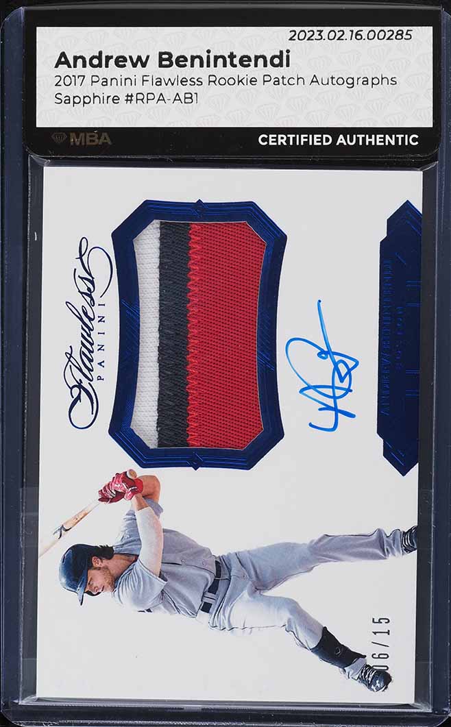 【1枚限定】ANDREW BENINTENDI AUTO PATCH 2017 Topps Inception Autograph Patches #IAPAB Andrew