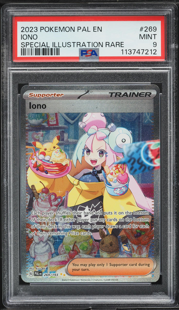 2023 Pokemon Scarlet & Violet Paldea Evolved SIR Iono #269 PSA 9 MINT