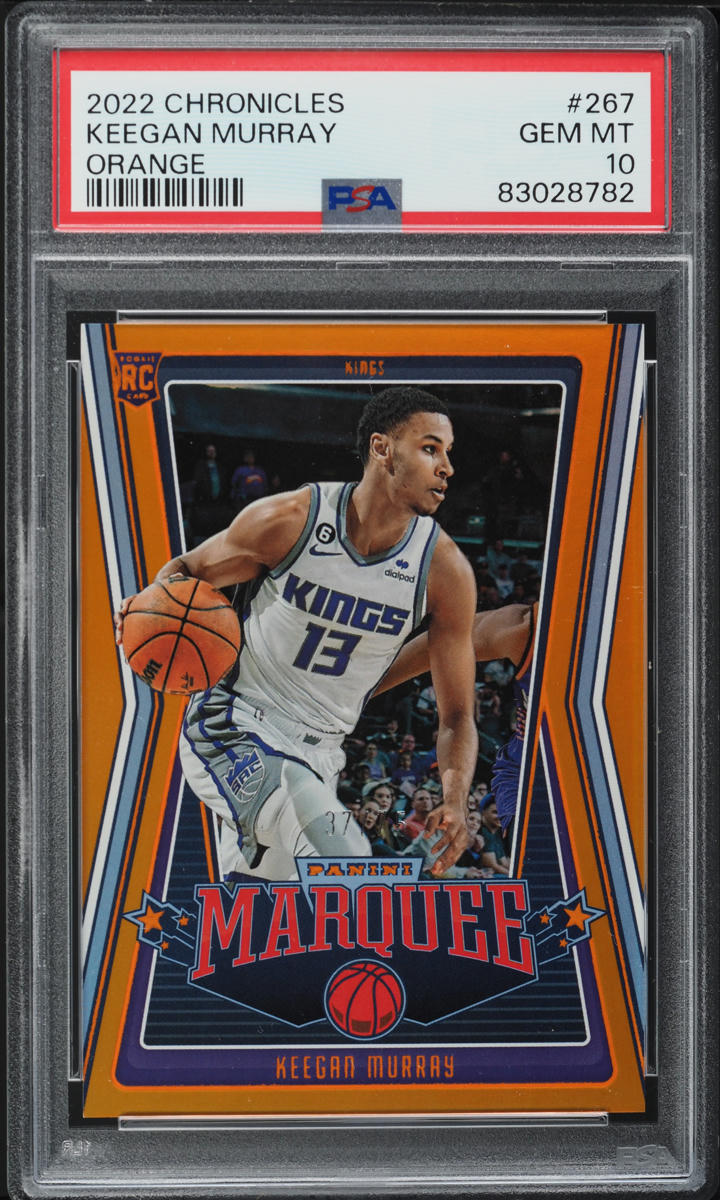 2022 Select Concourse Gold Keegan Murray ROOKIE /10 #81 PSA 10 GEM