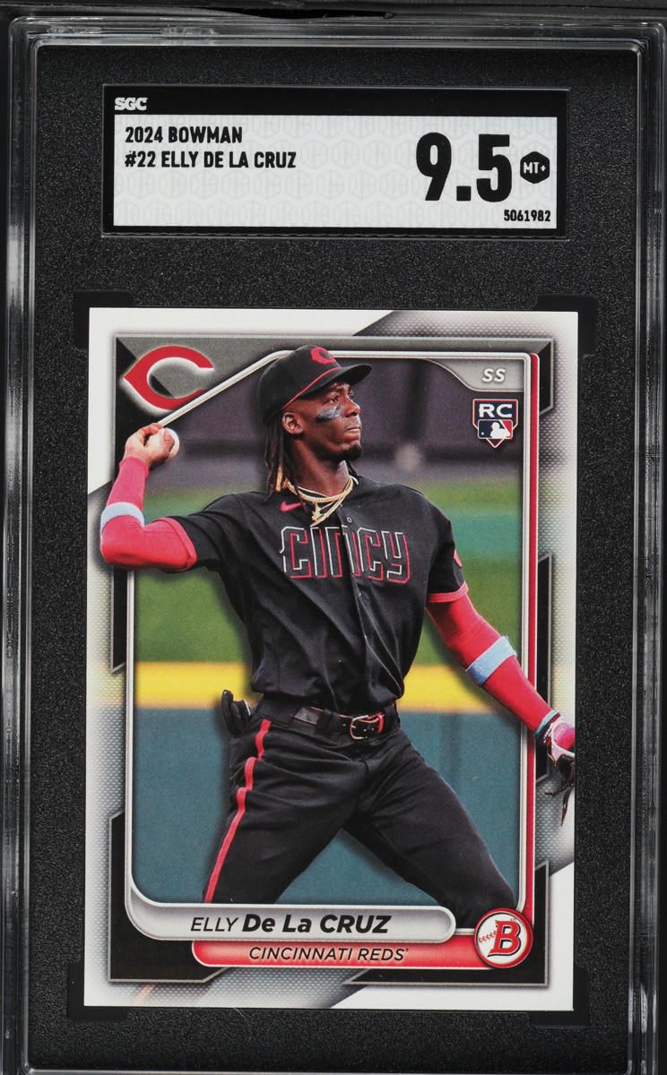2024 Bowman Elly De La Cruz ROOKIE #22 SGC 9.5 MINT+