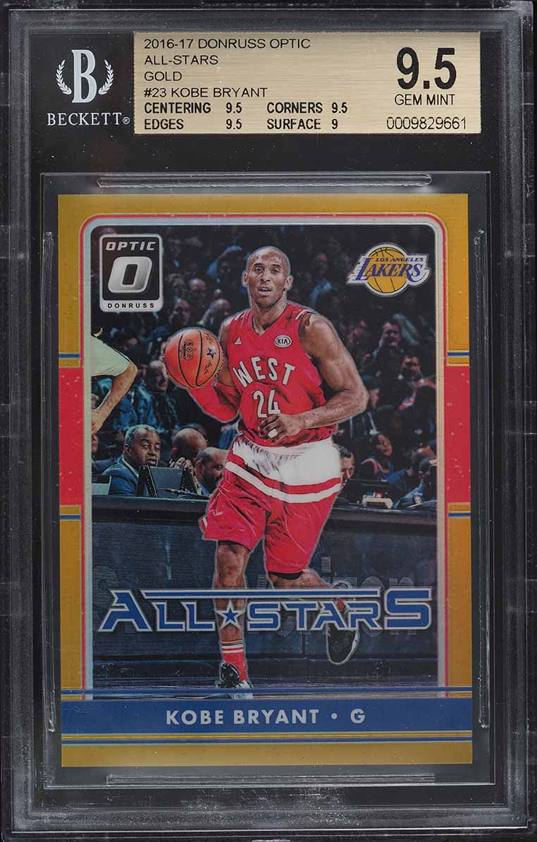 2016 Panini Studio From Downtown Kobe Bryant #FD18 PSA 10 GEM MINT
