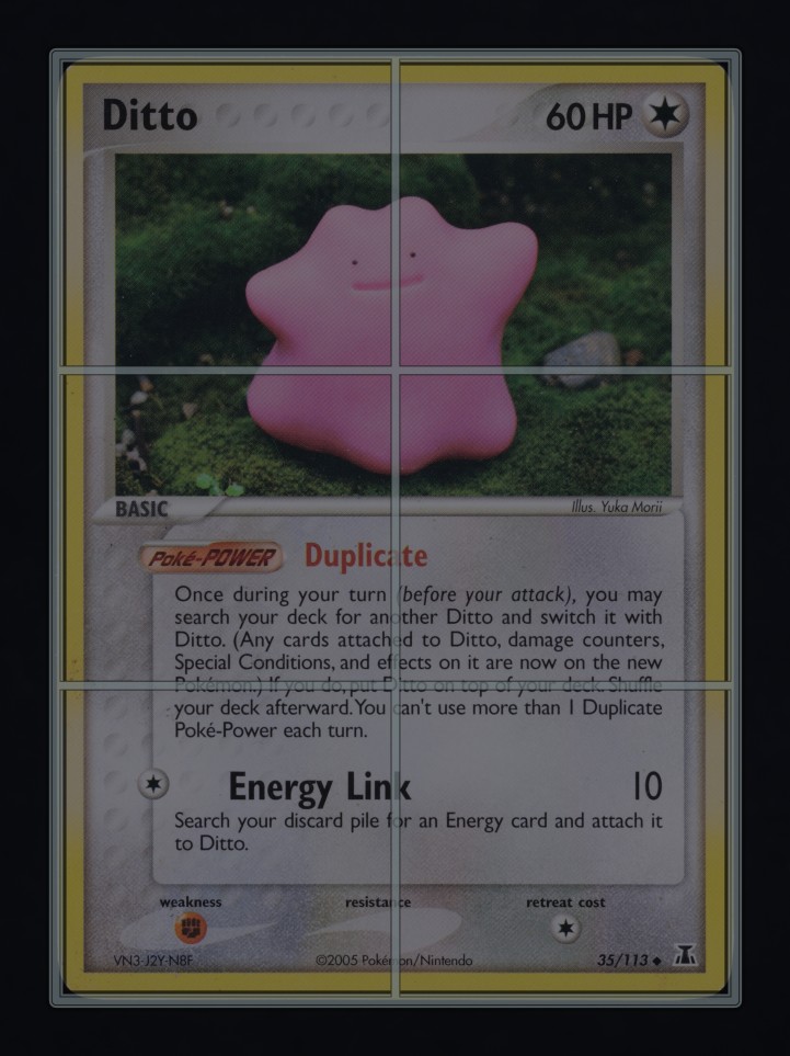 2005 Pokemon EX Delta Species Ditto #35 MBA AUTH