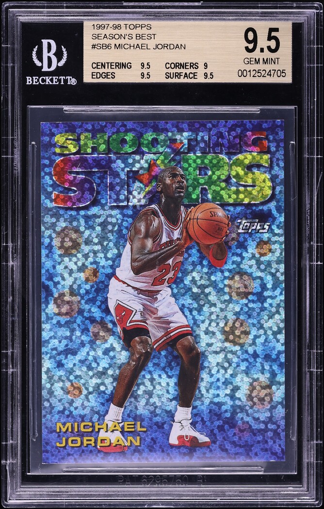 1997 Topps Season's Best Michael Jordan #SB6 BGS 9.5 GEM MINT