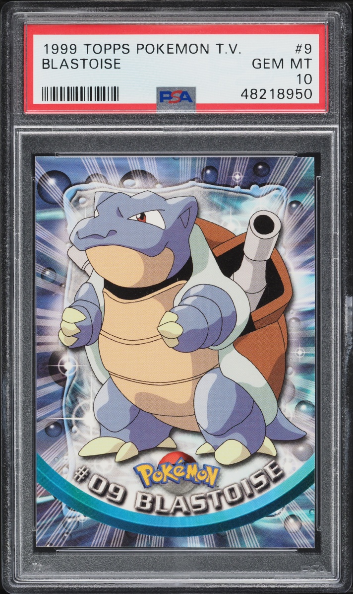 1999 Topps Pokemon Series 1 Blastoise #9 PSA 10 GEM MINT