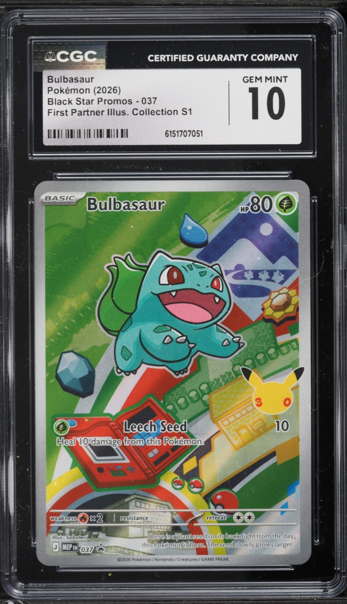 2026 Pokemon Mega Evolution Promo First Partner Illustration Full Art ...