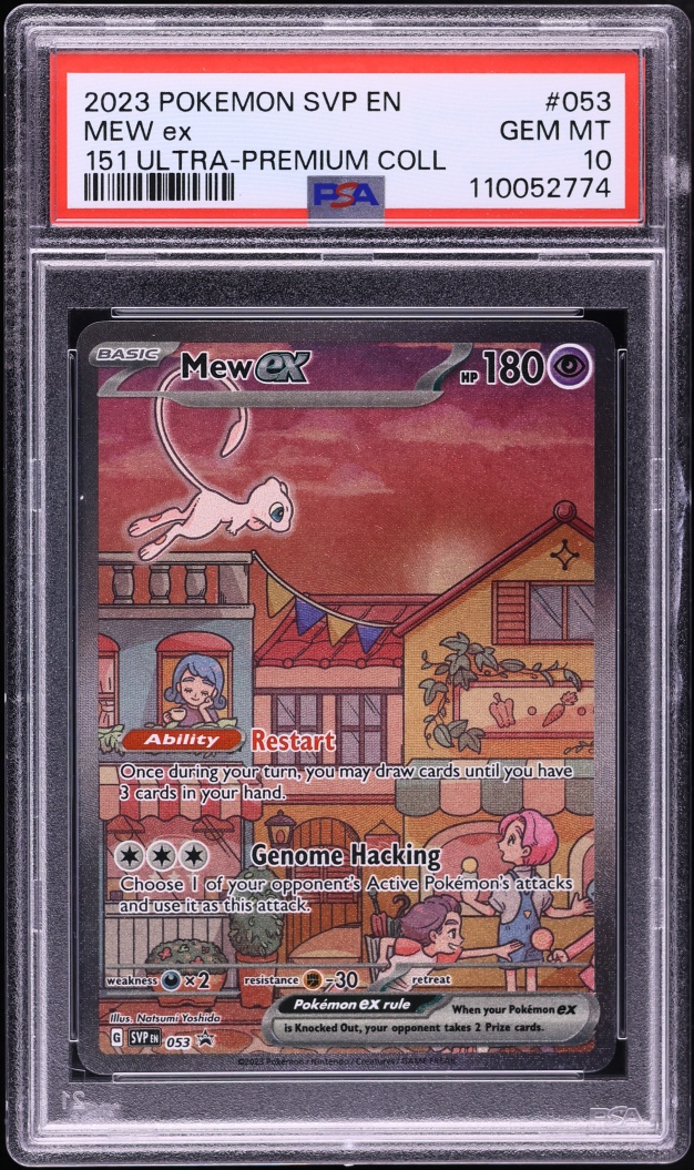 2023 Pokemon SV Promo 151 Ultra Premium Collection Full Art Mew Ex #53 PSA 10 GEM MINT