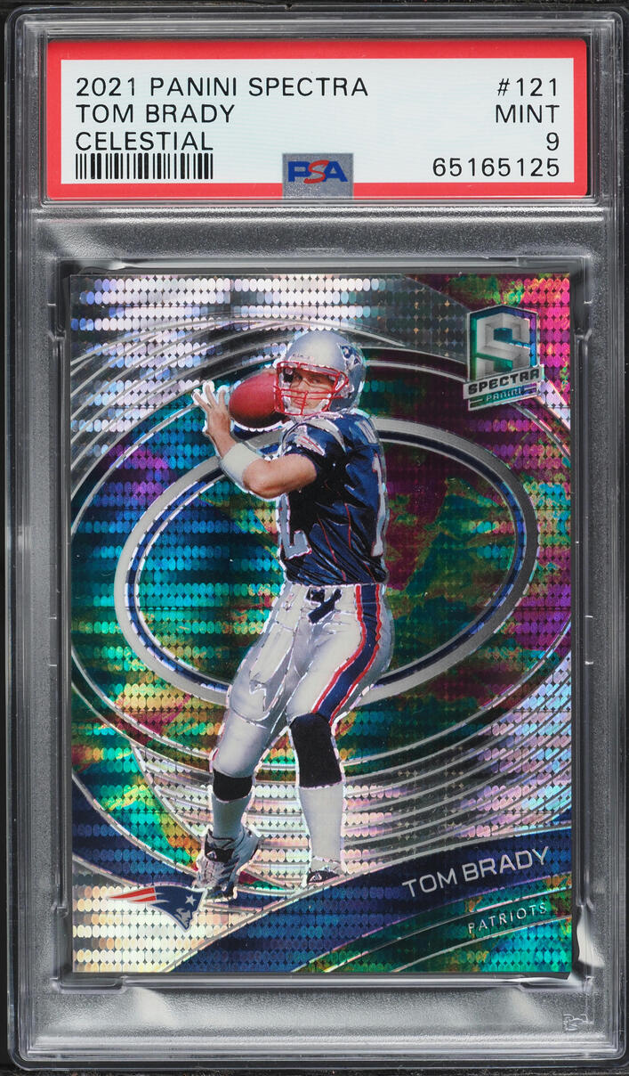 2021 Panini Spectra Celestial Tom Brady /99 #121 PSA 9 MINT