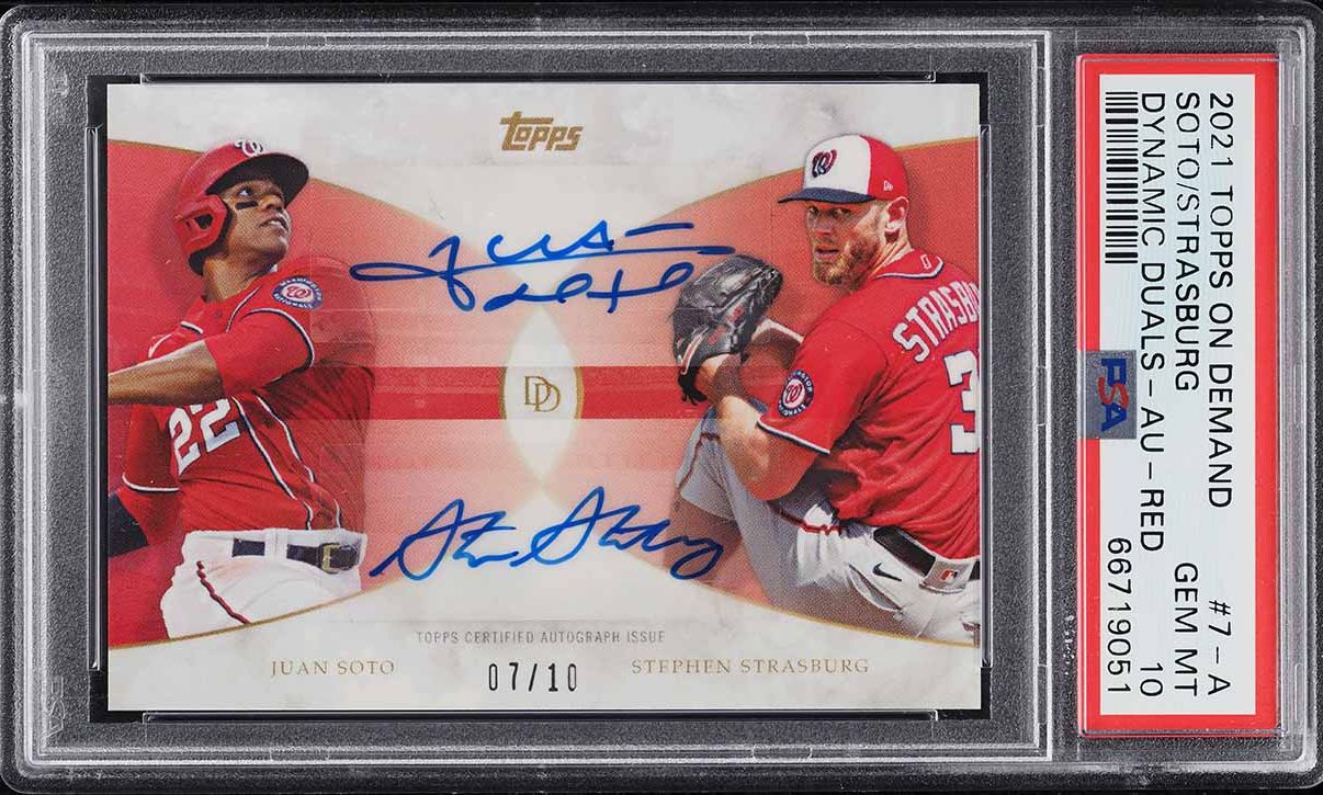 2021 Topps Chrome Platinum Anniversary Orange Ref Juan Soto AUTO