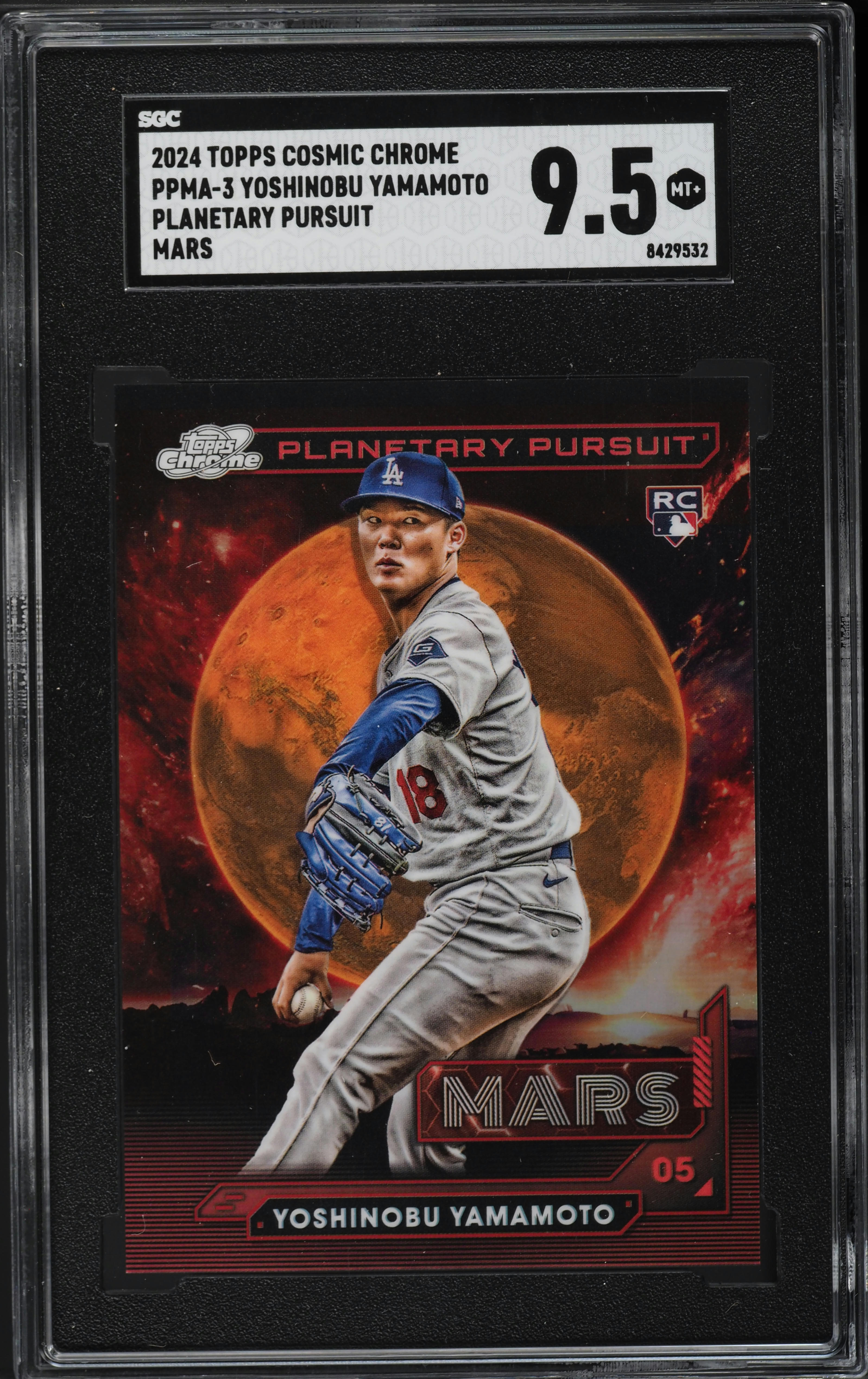 2024 Topps Cosmic Chrome Planetary Pursuit Mars Yoshinobu
