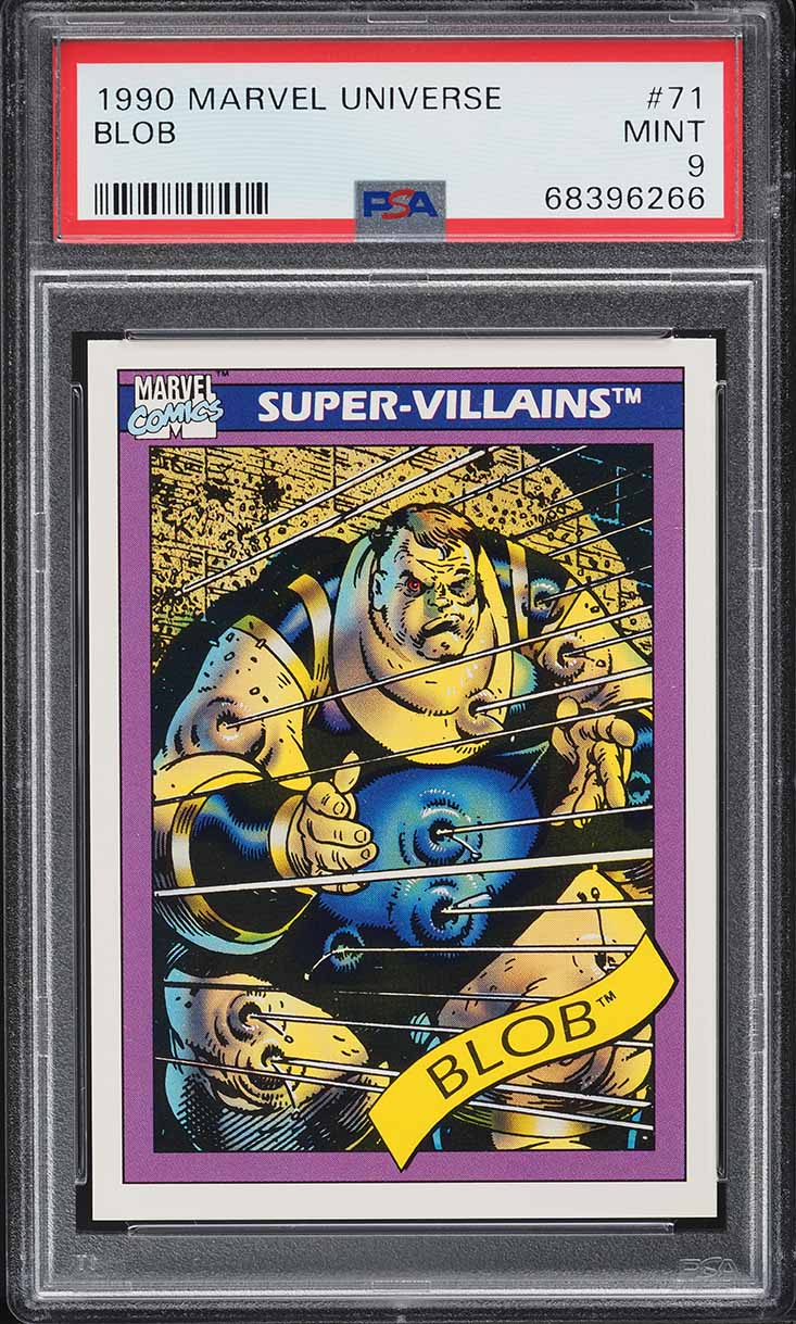 1990 Impel Marvel Universe Blob #71 PSA 9 MINT