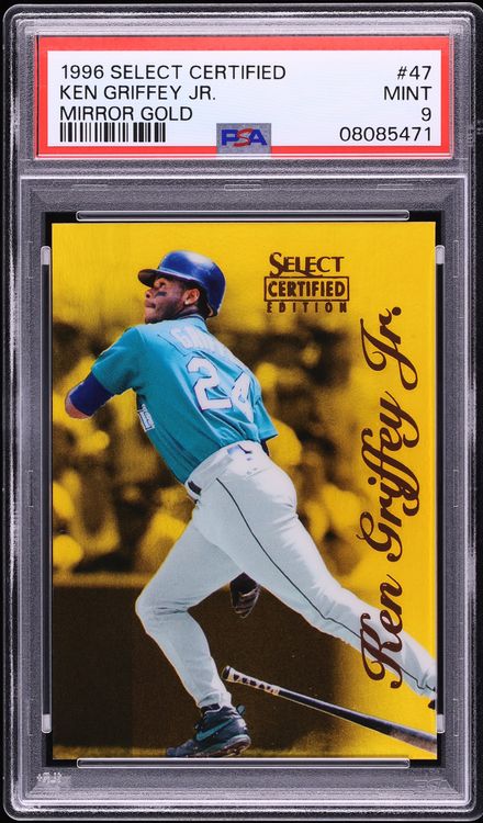 1996 Select Certified Mirror Gold Ken Griffey Jr. /30 #47 PSA 9 MINT
