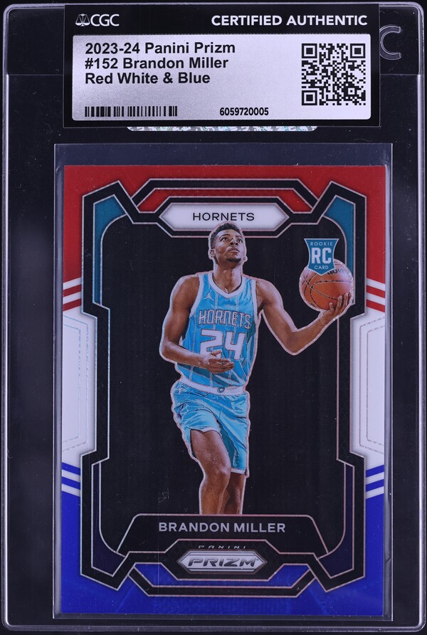 2024 Topps Chrome Sky-Light Orange Geometric Desmond Bane AUTO /25