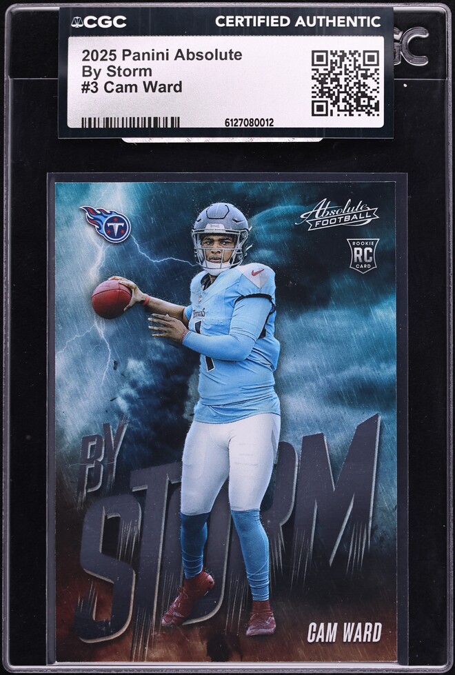 2025 Absolute By Storm Cam Ward ROOKIE #3 CGC AUTH