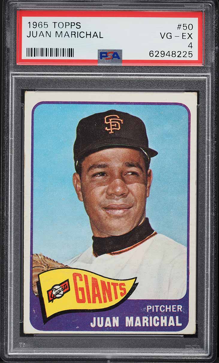 1965 Topps Juan Marichal #50 PSA 4 VGEX