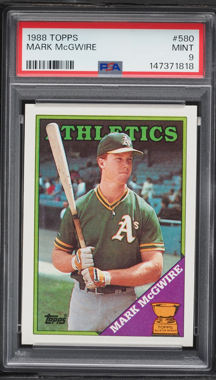 1988 Topps Mark McGwire #580 PSA 9 MINT