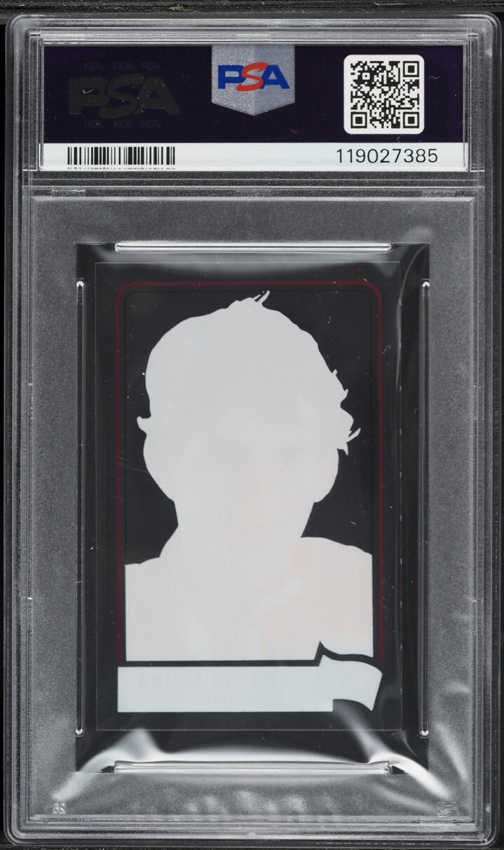 1984 Panini Formula 1 F1 Grand Prix Scratch N' Play Ayrton Senna ROOKIE PSA 7 NRMT